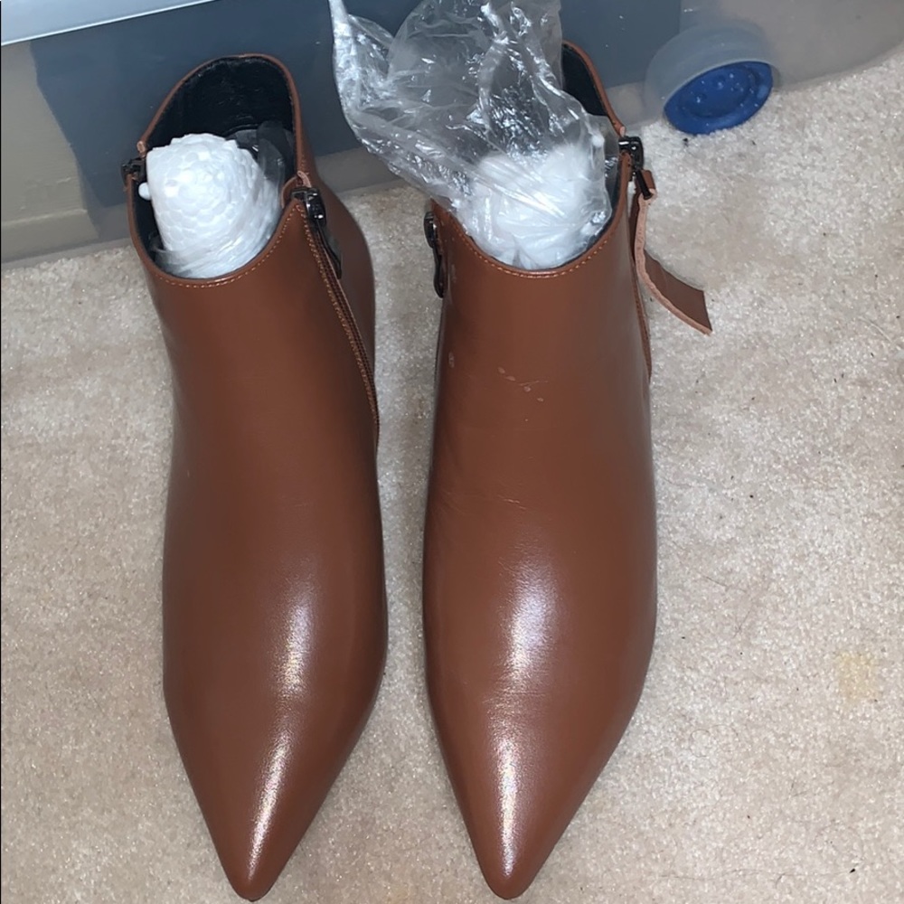 Brown booties